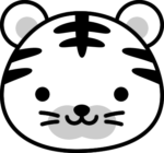 年賀状22無料イラスト ゆるかわいいトラ